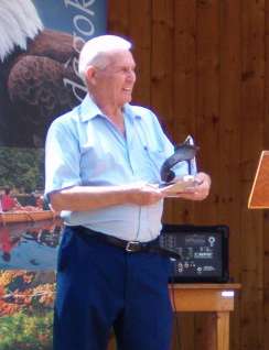 Ron Williamson and Rob MacDonald receiving PAPA from Paul Lennox and Marian Clark